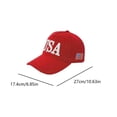thumbnail image 3 of Sombrero Papá Camionero Americana Ajustable Patriótico para Hombres Y Mujeres, 3 of 9