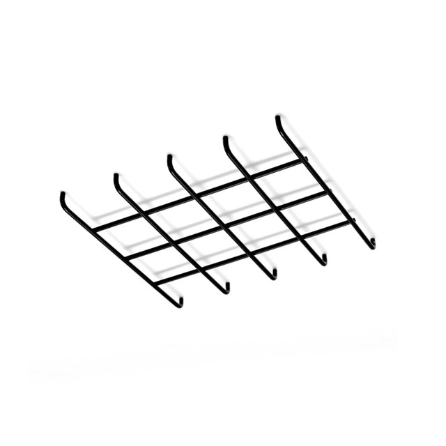 Support de BBQ à Hauteur Réglable, Gril de Camping Pliant, Support de BBQ Portable 13-17,5 cm, Hauteur Réglable, Longueur 47-74 cm, avec Conception Pliable pour le Camping, la Randonnée, les Pique-Niques