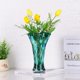 thumbnail image 3 of Jarrón de cristal LCCCK Teal 9.0 H para flores y decoración del hogar, 3 of 7