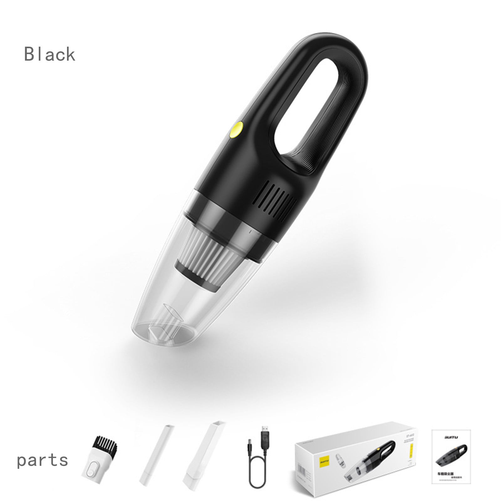 HBYJLZYG Vacuum Cleaner Handheld Vacuum Cleaner,, USB Rechargeable, Wet & Dry Vacuum Cleaner, For Car, Household Cleaning