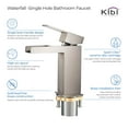 thumbnail image 6 of Waterfall Solid Brass Single Handle Sink Faucet, 6 of 9