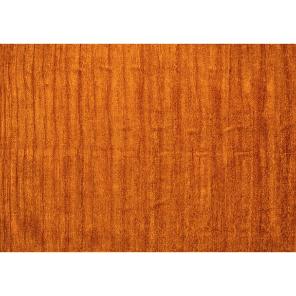 Ahgly Company Indoor Rectangle Abstract Yellow Contemporary Area Rugs, 3' x 5'