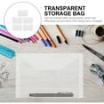 thumbnail image 4 of WRISTBIQUE 5Pcs Transparent Document Storage Pouch Stencil Bag Durable Bill and Card Holder, 4 of 7