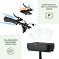thumbnail image 3 of GYZJ All Terrain Knee Walker Scooter for Broken Foot,Foldable Medical Knee Roller Scooter with 12" Wheels,Crutches Alternative,Black, 3 of 9