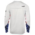 thumbnail image 2 of Hook & Tackle Men's Liberty Long Sleeve Fishing Shirt White Small, 2 of 2