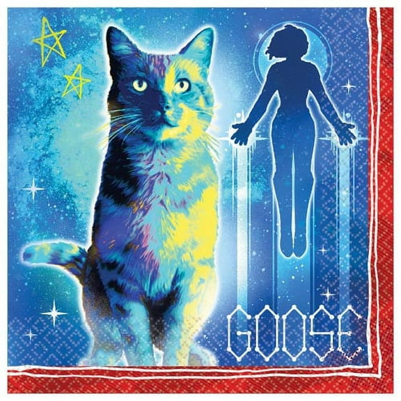 Captain Marvel Birthday Party Supplies Lunch Napkin (16)