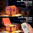 thumbnail image 6 of 4 in 1 Book Light Box Projector with Bluetooth Speaker & White Noise - Night Light Projection Lamp for Kids Room, Birthday Party Decor, Starry Sky Galaxy Projector, 6 of 9