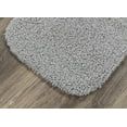 thumbnail image 6 of Garland Rug Jazz Washable Nylon Platinum Gray Bathroom Rug, 24" x 40", 6 of 6