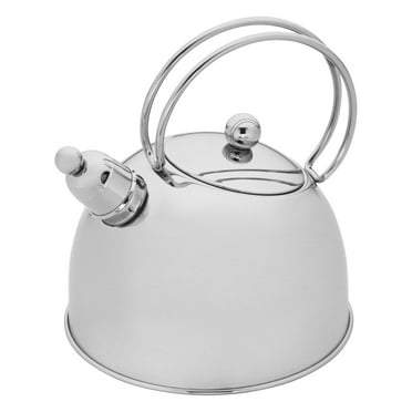 Demeyere Resto 2.6-qt Stainless Steel Whistling Tea Kettle