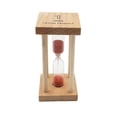 thumbnail image 1 of EeaseCA Mini Hourglass Timer Sandglass One Minute Sand Timer Sand Clock Home Decor Kids Gift (Red Sand), 1 of 8
