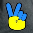 thumbnail image 3 of CafePress - Ukrainian Flag Peace Sign Ukraine Native H T Shirt - Women's Traditional Fit Dark T-Shirt, 3 of 4