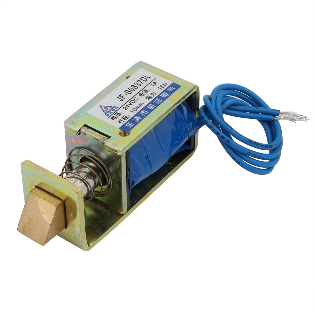 Uxcell DC 12V Solenoid Electromagnet - 15mm Stroke 45N Push/Pull Type (12V 2.5A)