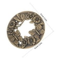 thumbnail image 2 of unbranded 3Ud De Metal Dorado Para Vela En Con Floral Y Grabado Para Quemado Uniforme, 2 of 6