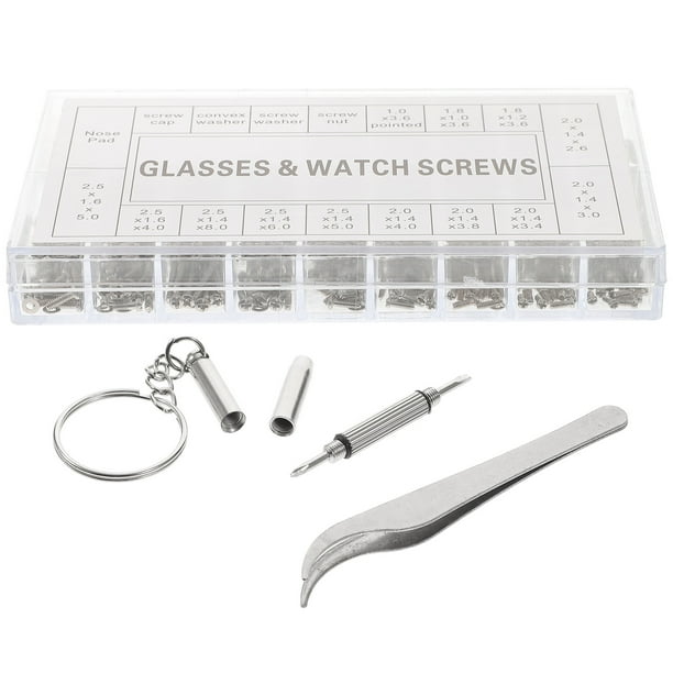 Glasses Arm Replacement eye glass kit1 Box Eyeglass Repair Kit Screwdriver Professional