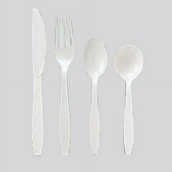 Imports Ipack Solutions Heavy Weight Cutlery Knife White, Plastic | 1000/Case