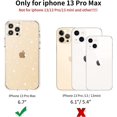thumbnail image 2 of Compatible con funda para iPhone 13 Pro Max para mujer, [3 protectores de lente de cámara] [cubierta dura para PC, protección de grado militar] cubierta completa nunca amarilla, 2 of 5