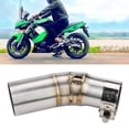 thumbnail image 1 of Accesorio de motocicleta de acero inoxidable tubo de escape medio para Kawasaki NINJIA 400 18-19 Khall QC15423, 1 of 6