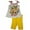 yellow, variant on Baby Sara Tank and Shorts Sets for Toddler and Little Girls Cute and Comfy