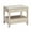 White, variant on TOV Furniture Brandyss Natural Burl Nightstand