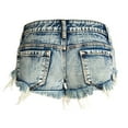 thumbnail image 2 of Women Summer Beach Shorts Low Rise Solid Color Sexy, 2 of 8