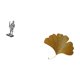 thumbnail image 5 of Figura decorativa de caballero para escritorio, estatua de arte coleccionable, escultura de hierro forjado con ginkgo, adorno decorativo de resina, id, 5 of 8