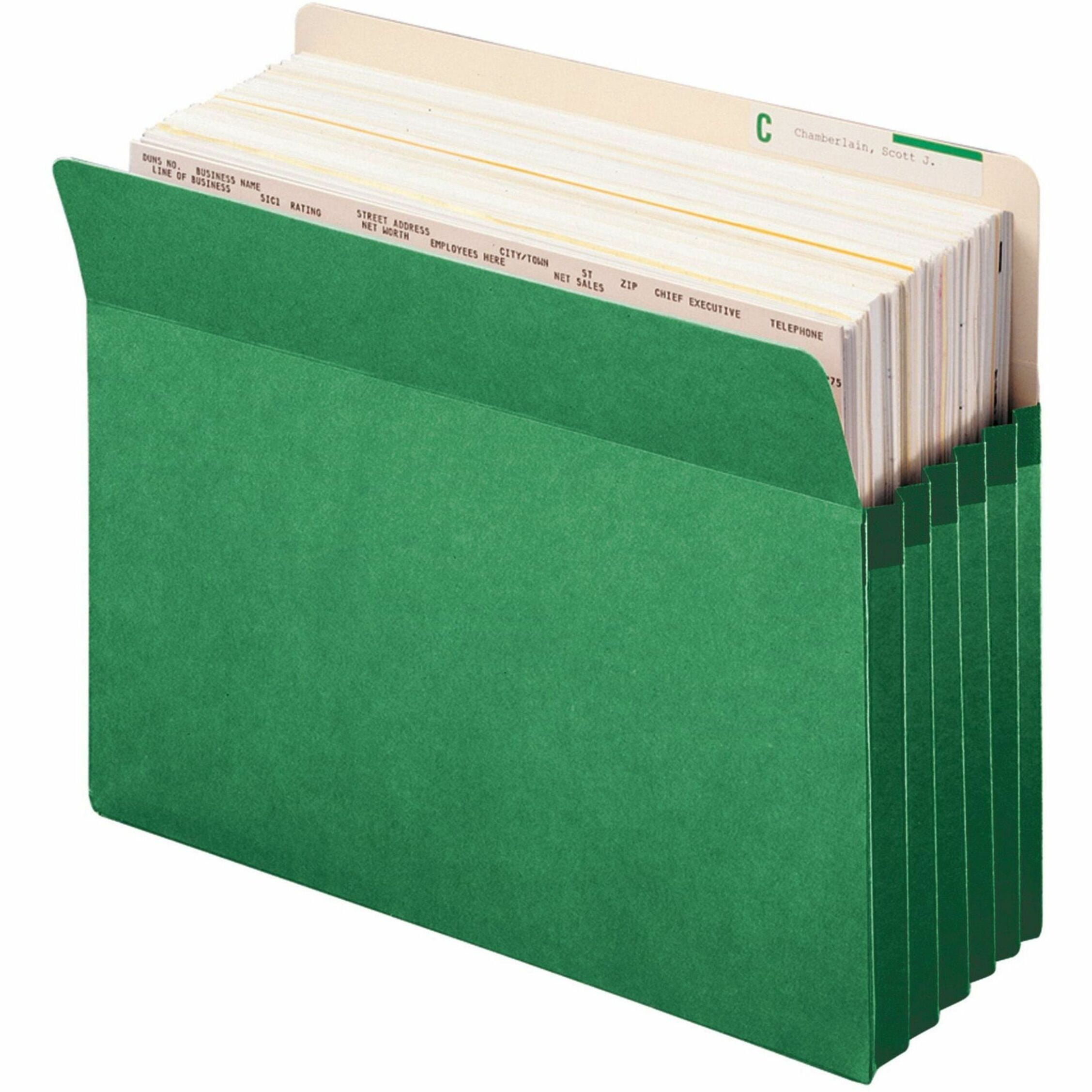 Smead, SMD12834, File Folders with Reinforced Tab, 100 / Box, White