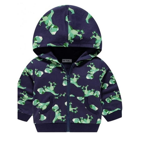 

Naturalour Toddler Kids Baby Boys Child Little Boys Cotton Cartoon Long Sleeve Sweatshirts Tops