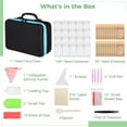 thumbnail image 4 of 140 Slots Seed Storage Organizer Box, 140 Seed Containers and 20 Seed Envelopes, EVA Carry Case with Seed Boxes, Label Stickers, Funnel, Garden Seed Keeper Set for Vegetable, Fruit, Flower Seeds, 4 of 6