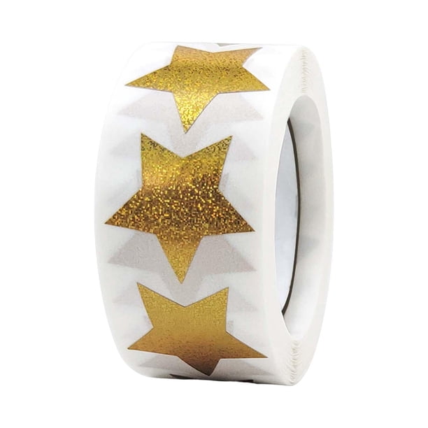 500x Pegatinas de estrellas pequeñas Pegatinas de sobres Decoración Pegatinas brillantes para suministros para fiestas Fabricación de tarjetas estilo C Macarena Pegatinas de estrellas