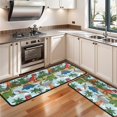 thumbnail image 3 of Kitchen Rugs Sets Of 2,LightColor Dinosaurs Volcanoes Pattern Anti Fatigue Kitchen Mat Rugs Non Slip Washable,Decorative Kitchen Floor Mats for Kitchen,Sink,Laundry,17"x47"+17"x47", 3 of 5