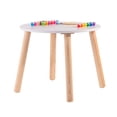 thumbnail image 1 of Mesa Infantil Circular Melamina Blanca Para Niños Y Niñas, 1 of 4