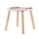 thumbnail image 1 of Mesa Infantil Circular Melamina Blanca Para Niños Y Niñas, 1 of 4