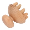 thumbnail image 4 of Herramienta de Masajeador de Cabeza, Masajeador de Cuero Cabelludo de Madera Elimina la Relajación del Músculo de la Celulitis para El Muslo, 4 of 7