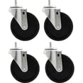 thumbnail image 3 of Allstar Performance ALL10166 Engine Cradle Casters - Heavy Duty - 1-2 in Studs - 5 in Wheels - Rubber/Steel - Heavy Duty Engine Cradles - Set of 4, 3 of 4