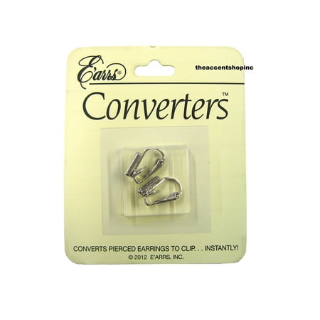 - Howard's Jewelry Earring Converters- Silver (1127/20), Converts pierced earrings to clip...instantly, By Howards Jewelry