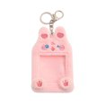 thumbnail image 1 of Kawaii Cartoon Photocard Holder Animal Series Soft Plush 3 Inch Kpop Photo Card Holder Bag Pendant School Stationery Rabbit, 1 of 6