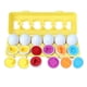 thumbnail image 1 of 12 Pcs Toddler Toys Kid Matching Eggs Toy Educational Eggs Toys Toddlers Kids Play Matching Eggs, 1 of 1