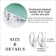thumbnail image 3 of 925 pendientes de gatito lindos de plata esterlina, postes de gato con chicas, pendientes de cartílago minimalistas, pendientes de amistad animal, regalos para gatos, joyas para gatos, 3 of 5