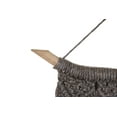 thumbnail image 3 of Creative Co-Op Grey Wool MacramÃ© Wall Hanging, 3 of 5