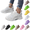 White, variant on Women's Sneakers Low-top Solid Color Mesh Sneakers, Lace Up Platform Casual Trainers Fashion Chunky Sneakers Athletic Gym Workout Comfortable Breathable Lightweight White