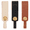 3 Colors, variant on 3 Pcs Genuine Leather Keychain Connectors, Cowhide Key Fob Straps with Detachable Screw Fasteners, 2.6 Inch Key Chain Holders for Men and Women, Car Keys, Bags and Purses