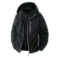 thumbnail image 1 of FYEGRE Manteau de Randonnée Extérieur pour Homme Respirant Coupe-Vent Imperméable Léger Randonnée Alpinisme Tissu Extensible Noir TTG, 1 of 7