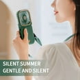 thumbnail image 5 of Mini Cooling Fan Foldable Neck Hanging Fan USB Adjustable Rechargeable Air Cooler Phone Holder 3 Gears Summer Cooling Fan, 5 of 7