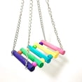 thumbnail image 4 of Cockatiel Parrot Ladder Budgie Toys,Parakeet Cage Accessories,Wooden Ladder With Colorful Beads Steps Climbing Bridge Bird Cage Bird Playground Conure Toys For Conure Parakeet,Bird Buddy Accessories, 4 of 8