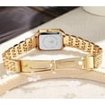 thumbnail image 3 of Watches for Women Wrist Watches Steel Strap Womens Watch Casual Fashion Simple Square Quartz Wristwatch, 3 of 6