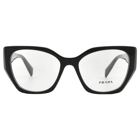 Prada PR 18WV 1AB1O1 Black Plastic Fashion Eyeglasses 54mm