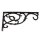thumbnail image 2 of Soporte Negro para Estante de Pared de Metal Resistente, 2 of 8