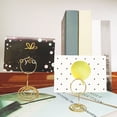 thumbnail image 2 of Lubelski 10Pcs Memo Holders Compact Geometric Round Small Size Table Card Holders Home Supply, 2 of 8