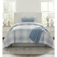 thumbnail image 2 of Mainstays Plaid 4-Piece Blue Comforter Set, Twin/Twin XL, 2 of 14