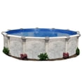 thumbnail image 1 of Embassy Pool Co Tahitian 12 Ft Hard Side Resin Frame Swimming Pool Package, 1 of 5